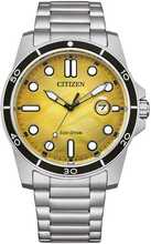 Meeste käekell Citizen Eco-Drive AW1816-89X, kollane