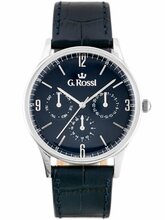 Meeste kell G. Rossi 10737A-6F1, sinine/hõbedane