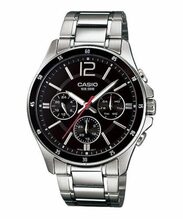 Meeste kell Casio MTP1374D-1AV, hõbe/must