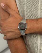 Meeste kell Casio A168WA-5A Vintage, hõbedane