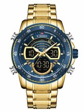 Meeste kell Naviforce NF9189, ZN120D, sinine/kuldne