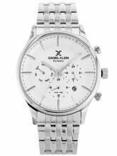 Meeste kell Daniel Klein Exclusive 11911A-1, ZL003A, hõbedane