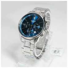 Meeste kell Casio Chrono Date MTP-E515D-2A1, ZD265B, sinine, 41 mm
