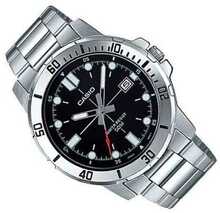 Meeste kell Casio MTP-VD01D-1EV, ZD185A, hõbe/must