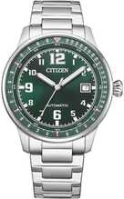 Meeste käekell Citizen Urban Military Automatic NJ0190-51X, 40 mm, roheline