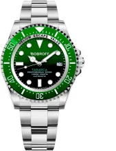 Käekell Bobroff BF0002J1BV, 44 mm, must nahk