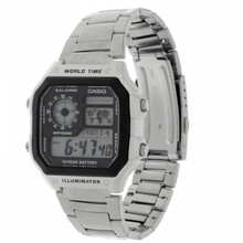 Meeste kell Casio AE-1200WHD-1AVEF, hõbedane