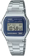 Casio Vintage A158WEA-2EF, hõbe, 33 mm