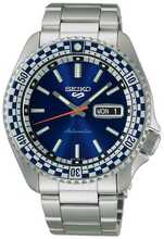 Meeste käekell Seiko 5 Sports Checker Flag SRPK65K1, sinine