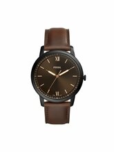 Meeste käekell Fossil The Minimalist 3H FS5551, pruun