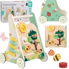 Multifunktsionaalne tõukur Classic World 8in1, puit Forest Walker