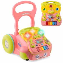 Laste arendav stumdukas klaveriga 2in1 Ricokids, roosa