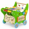 Õppimist soodustav käimistugi Viga Toys 12in1, puidust krokodill