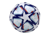 Jalgpall Lean Toys, 24 cm, valge, tähe muster, suurus 5