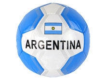 Jalgpall Lean Toys Argentina lipuvärvides, suurus 5, 24 cm