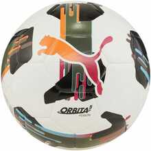 Jalgpall Puma Orbita 5 Fusion, suurus 5, valge/oranž/must