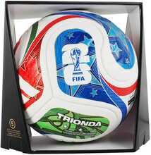 Jalgpall Adidas Trionda Pro World Cup JD8021, suurus 5, valge/sinine