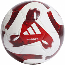 Jalgpall Adidas Tiro League Thermally Bonded HZ1294, suurus 5, valge/punane