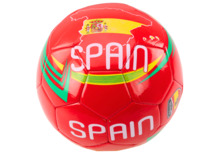 Jalgpall Lean Toys Hispaania lipu motiiviga, 24 cm, suurus 5