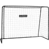 Jalgpallivärav Hudora Solid 25, 213 x 76 x 152 cm, must