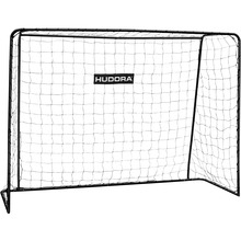 Jalgpallivärav Hudora Solid 25, 213 x 76 x 152 cm, must