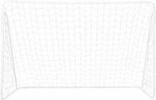 Jalgpallivärav sihtpaneeliga Nils Goal With Target Panel BR240P, 240 x 90 x 150 cm