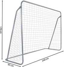 Jalgpallivärav Springos SG0009, 240 x 170 cm