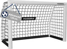 Jalgpallivärav Hudora Advanced 120, 120 x 80 cm, valge