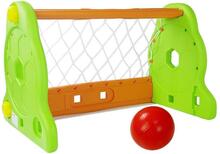 Laste jalgpallivärav Lean Toys 7916, 50 x 80 x 52 cm, roheline