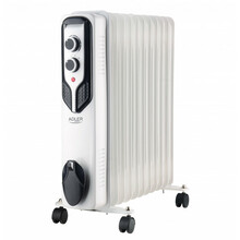 Õliradiaator Adler AD 7817, 2500 W, valge