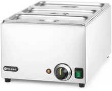 Toidusoojendaja Hendi Bain-marie 3x GN 1/3 100 mm, 1000 W