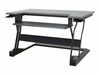 Lauapealne monitorialus Ergotron WorkFit-T, must, mudel 33-397-085