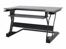 Lauapealne monitorialus Ergotron WorkFit-T, must, mudel 33-397-085