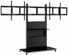 Televiisori alus Hagor Pro-Tower L, topelt mobiilne süsteem, 55-65 tolli, 140-165 cm, VESA kuni 600x400 mm, kuni 2x 55 kg