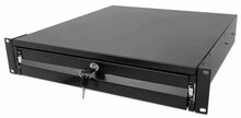 Sahtel Intellinet 715829, 2U, 466 mm, must, lukustatav