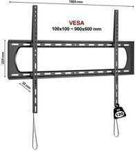 Televiisori kinnitus Fiber Novelty C6F, 55-120 tolli, kuni 120 kg