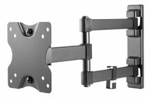 Televiisori seinakinnitus Deltaco ARM-1204, 13-27 tolli, kuni 20 kg, must