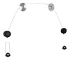 Televiisori kinnitus Deltaco ARM-1104, 37-70 tolli, kuni 50 kg, must