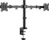 Monitorikinnitus Goobay Dual Monitor Mount Flex, 17-32 tolli, must