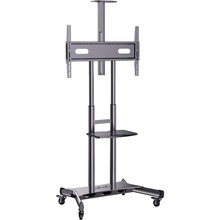 Televiisori stendisüsteem Hagor Twin HD Stand 8210, must, 55-84 tolli