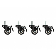Rataste komplekt Lanberg AK-1601-B, 19 tolli, must, 4 tk