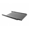 Fikseeritud riiul Lanberg AK-1011-B, 19 tolli, 465x750 mm, kuni 15 kg, must