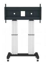 Televiisori põrandastatiiv Neomounts NEWSTAR MOTORISED MOBILE FLOOR STAND, 70-120 tolli, hõbe