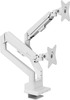 Monitori kinnitus Arozzi Alzare Neo Duo AZ-ALZARE-NEO-DUO-WT, valge, kuni 9 kg