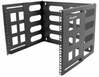 Seinakinnitus Lanberg FB01-5408-10B, 19 tolli, 8U, must