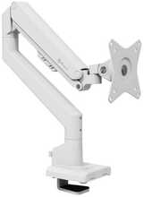 Monitori kinnitus Arozzi Alzare Neo Single AZ-ALZARE-NEO-WT, valge, kuni 9 kg