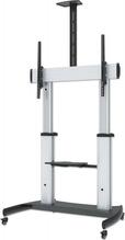 Televiisori alus Manhattan 461672, 60-100 tolli, kuni 100 kg, hõbe/must