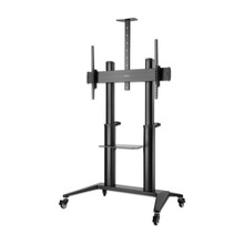 Televiisori alus Manhattan Aluminum, 70-120 tolli, kuni 140 kg, ratastega