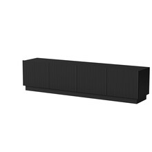 Telekapp Cama Meble Cama LIVERTI, 200x42x48 cm, must