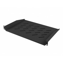 Riiul Lanberg AK-1008-B, 1U, 48.3 cm, kuni 20 kg, must